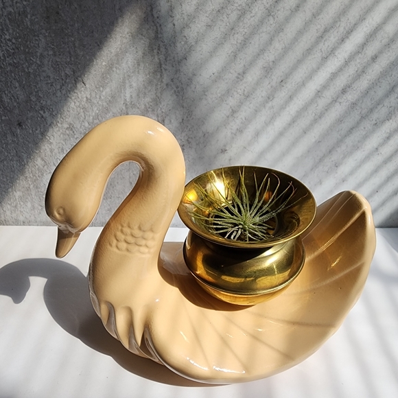 Vintage ceramic swan - Picture 7 of 9